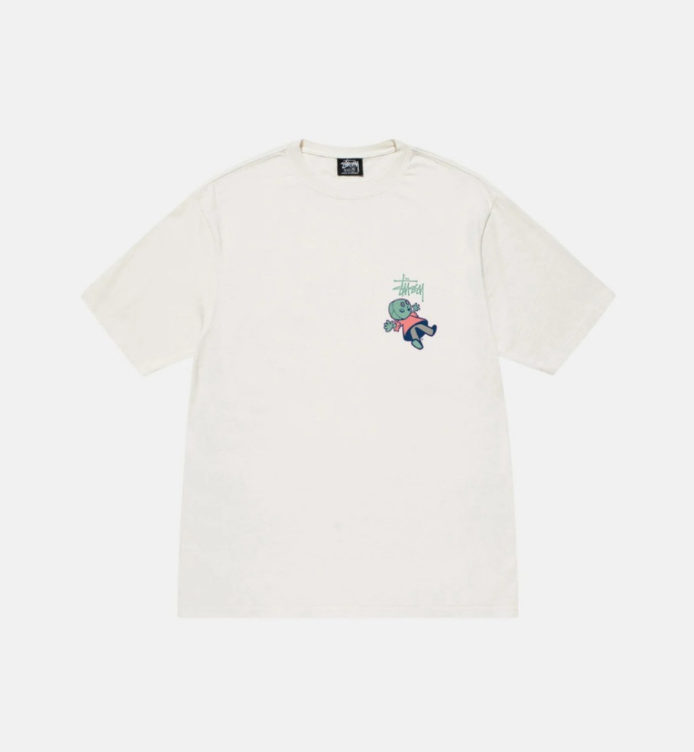 반팔 티셔츠 화이트 색상 이미지-S14L3